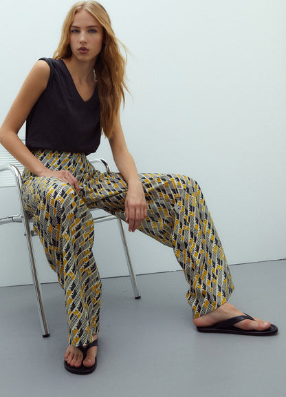 Trouser : Mustard-34