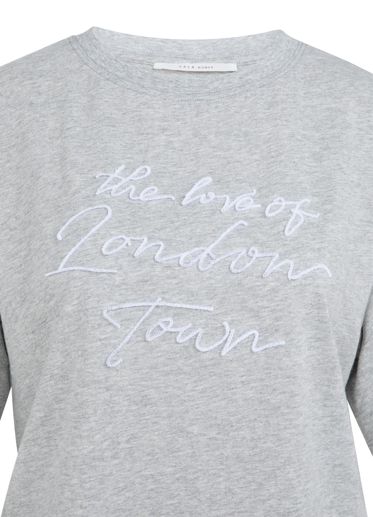 Short Sleeve T-Shirt With Floc : Pure White Dessin 000001