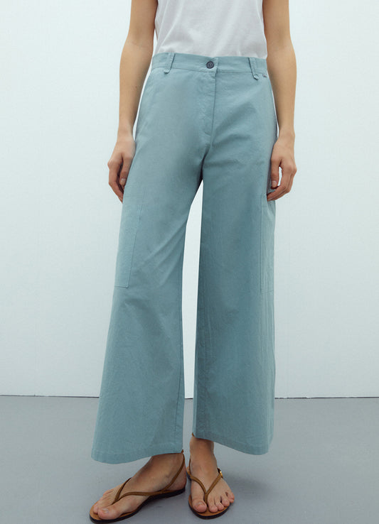 Trouser : Water Green-55