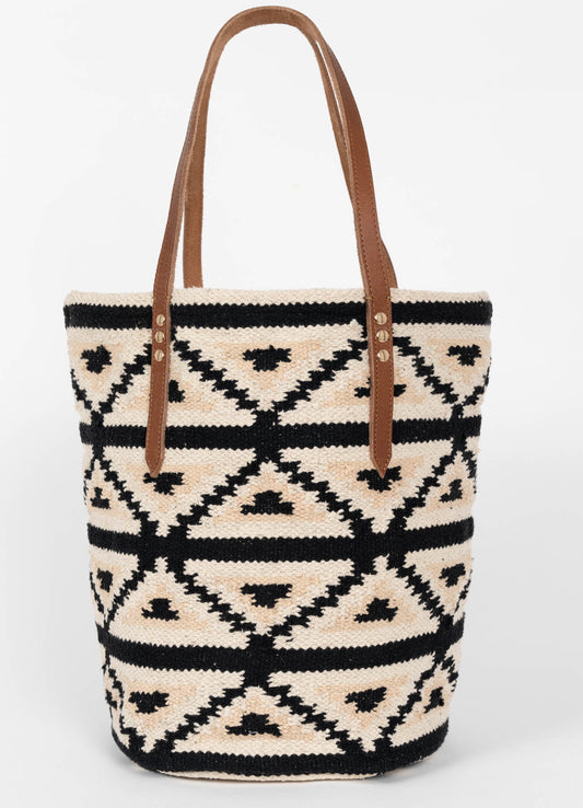 Medellin Shopper : Cream/Black