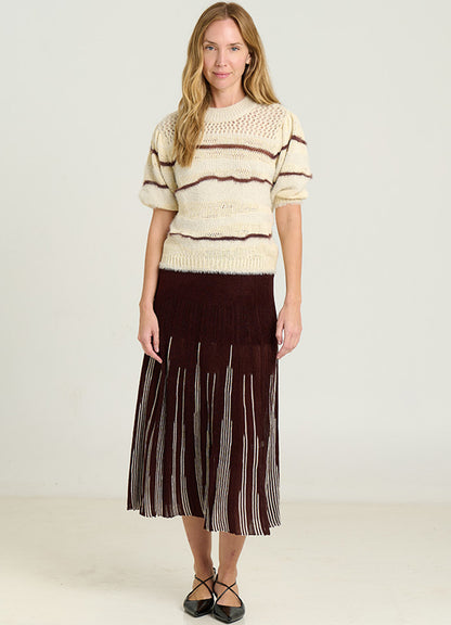 Skirt : 0000-Red Cocoa