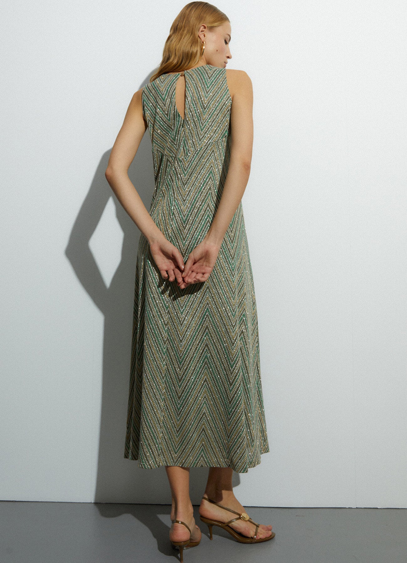 Dress : Green-70