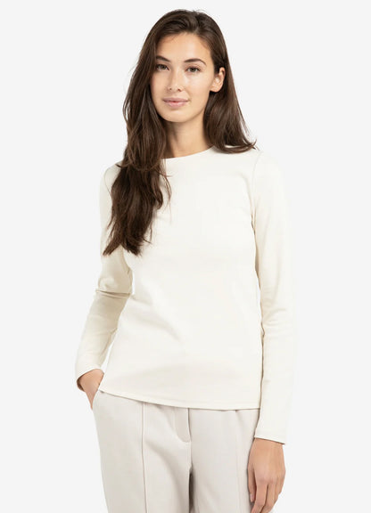 Heavy Quality Long Sleeve T-Shirt : Birch Beige 30905