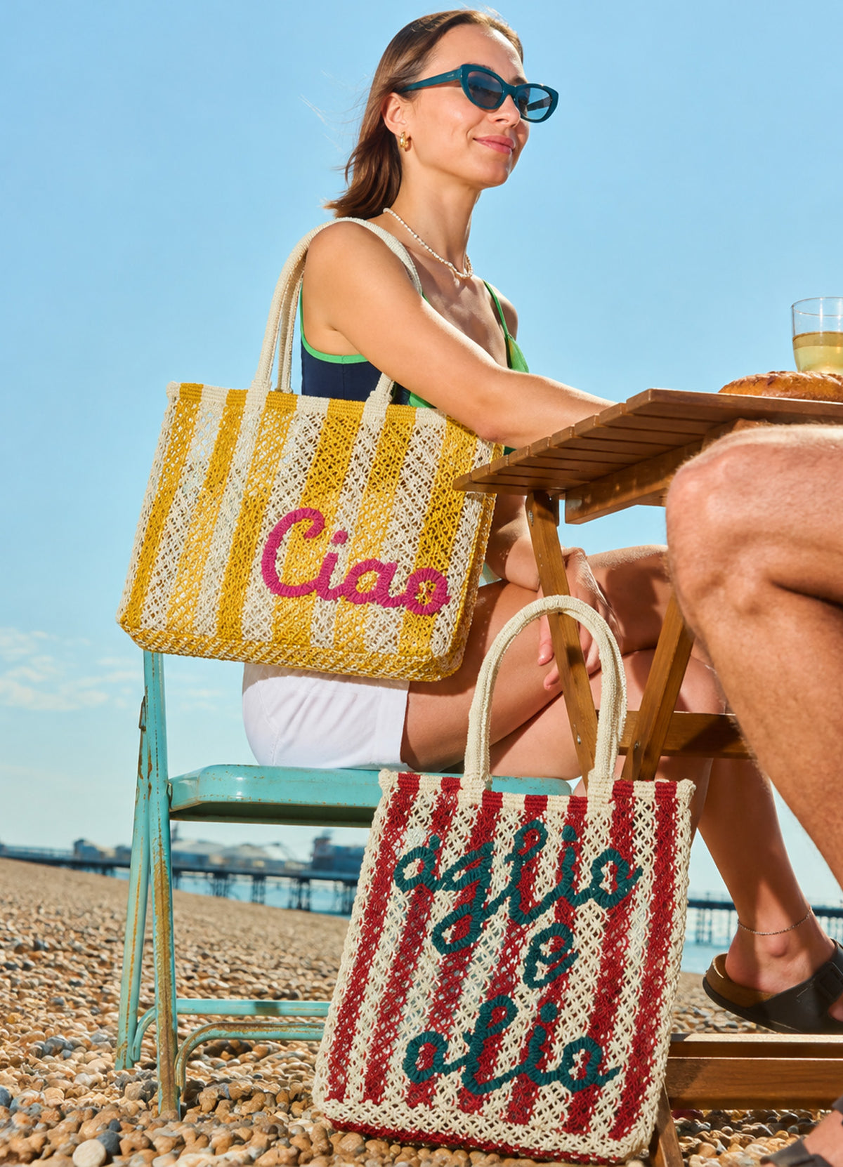 Lottie Aglio : Scarlet/Natural/Green