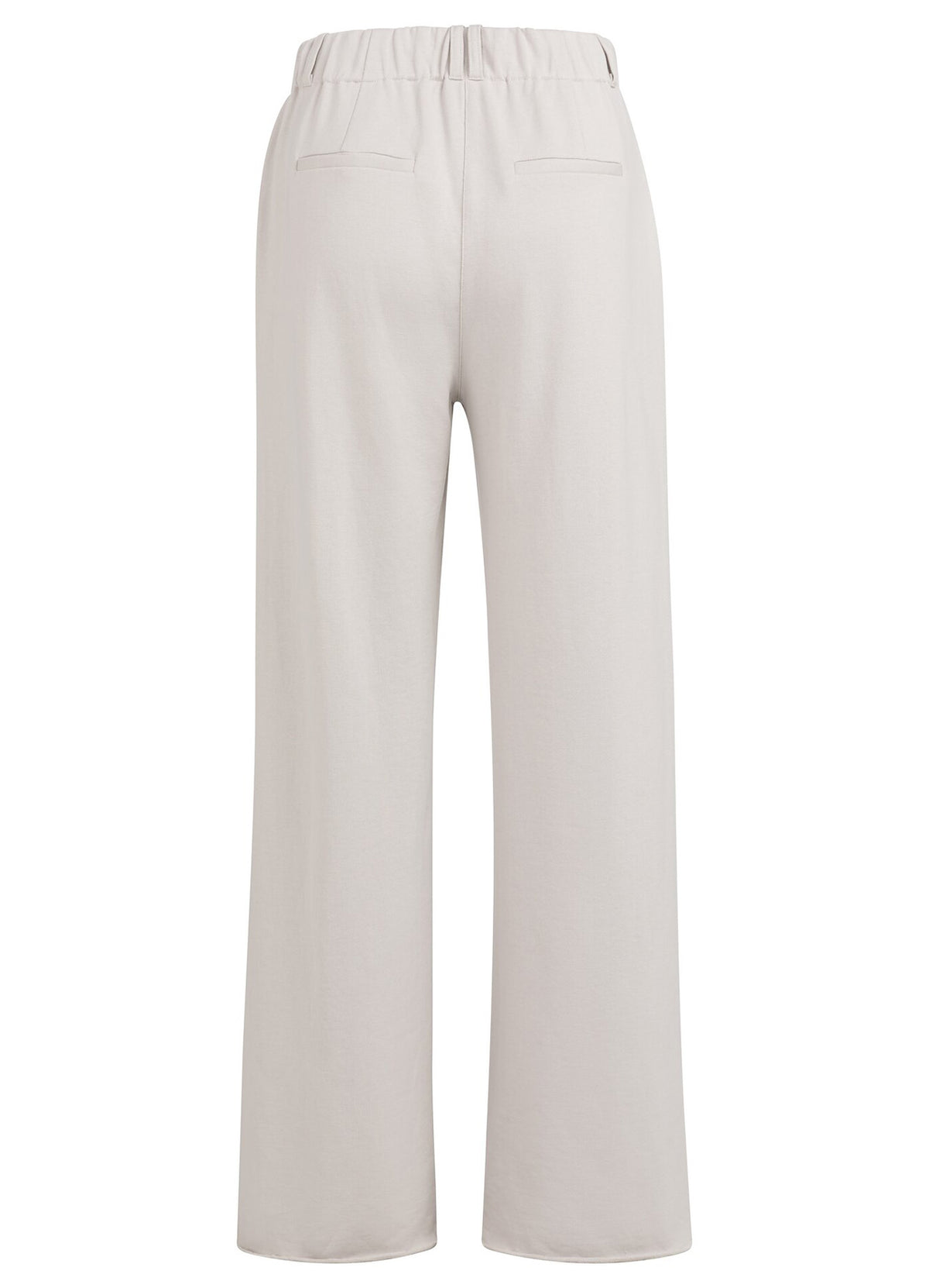 Jersey Wide Leg Trousers With : Temple Gray 30005
