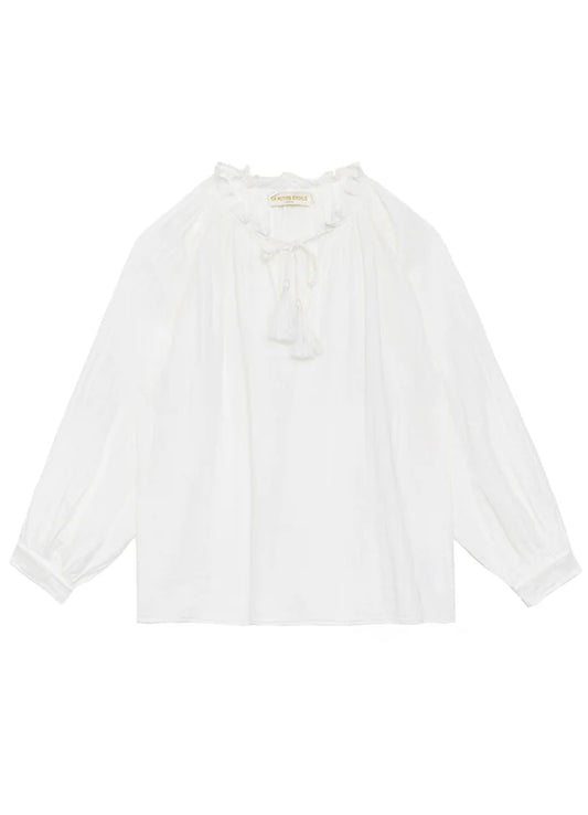 Blouse : 11-Ecru