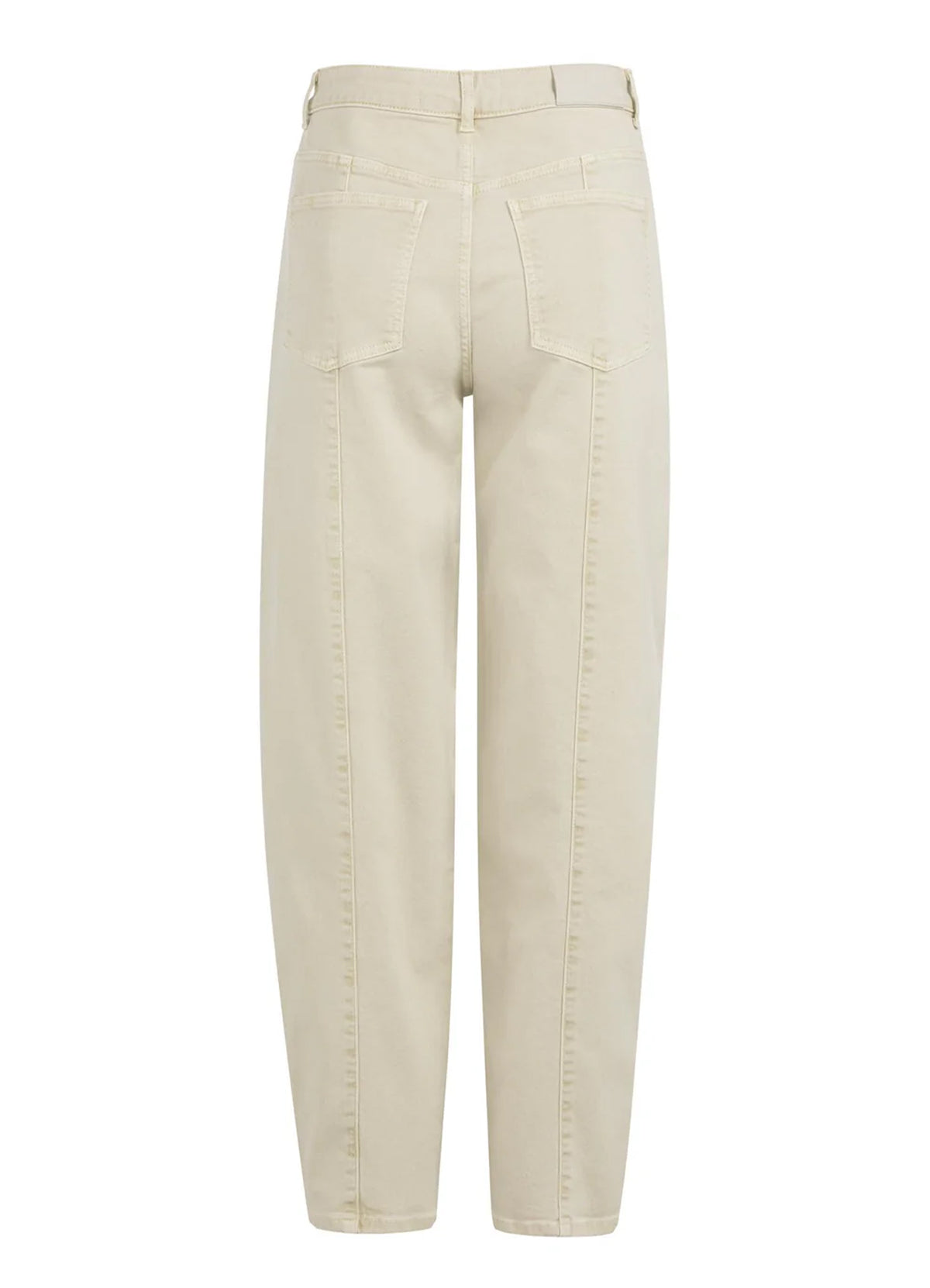 Barrel Colored Denim W. Back S : Sandstone Beige 99046