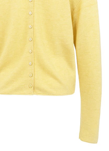 Textured High Neck Sweater With Buttons : Dried Moss Green Melange 406262
