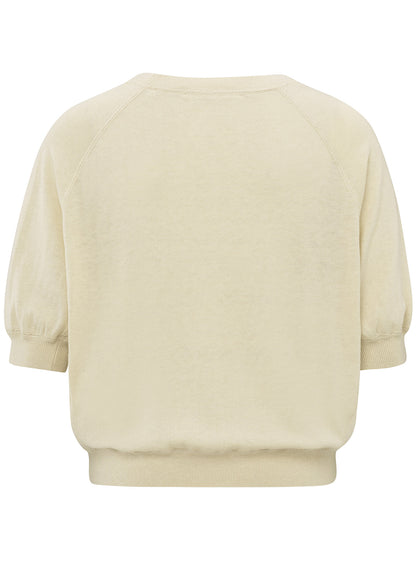 Fine Yarn Raglan Sweater Ls : Summer Sand 20908