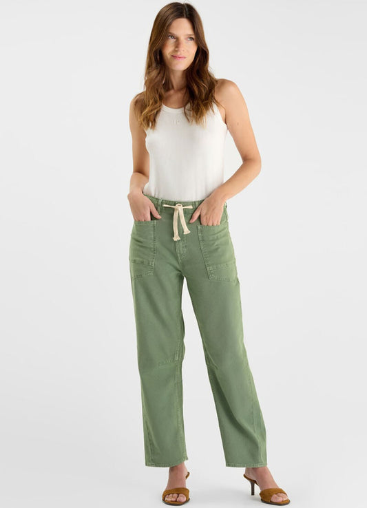 Pant : Hedge Green
