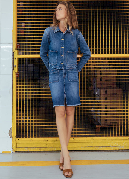 Skirt : Blue
