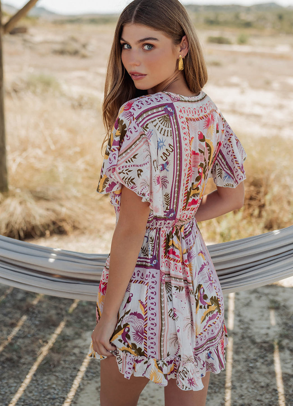 Short Jumpsuit : Multicolor