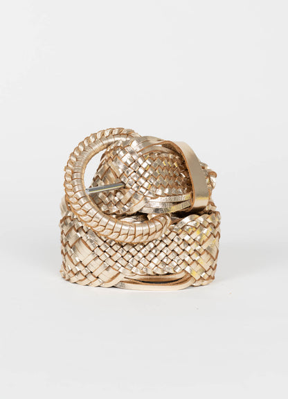 Braid Belt : Gold/ Silver