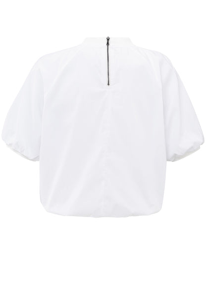 Puffed Woven T-Shirt : Pure White 00000