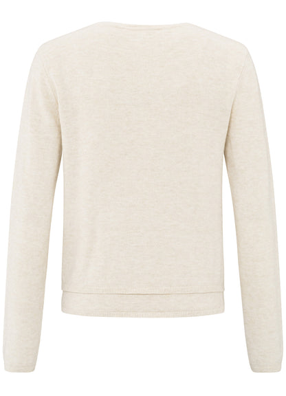 Short Cardigan With Tank Top : Nature Melange 99993