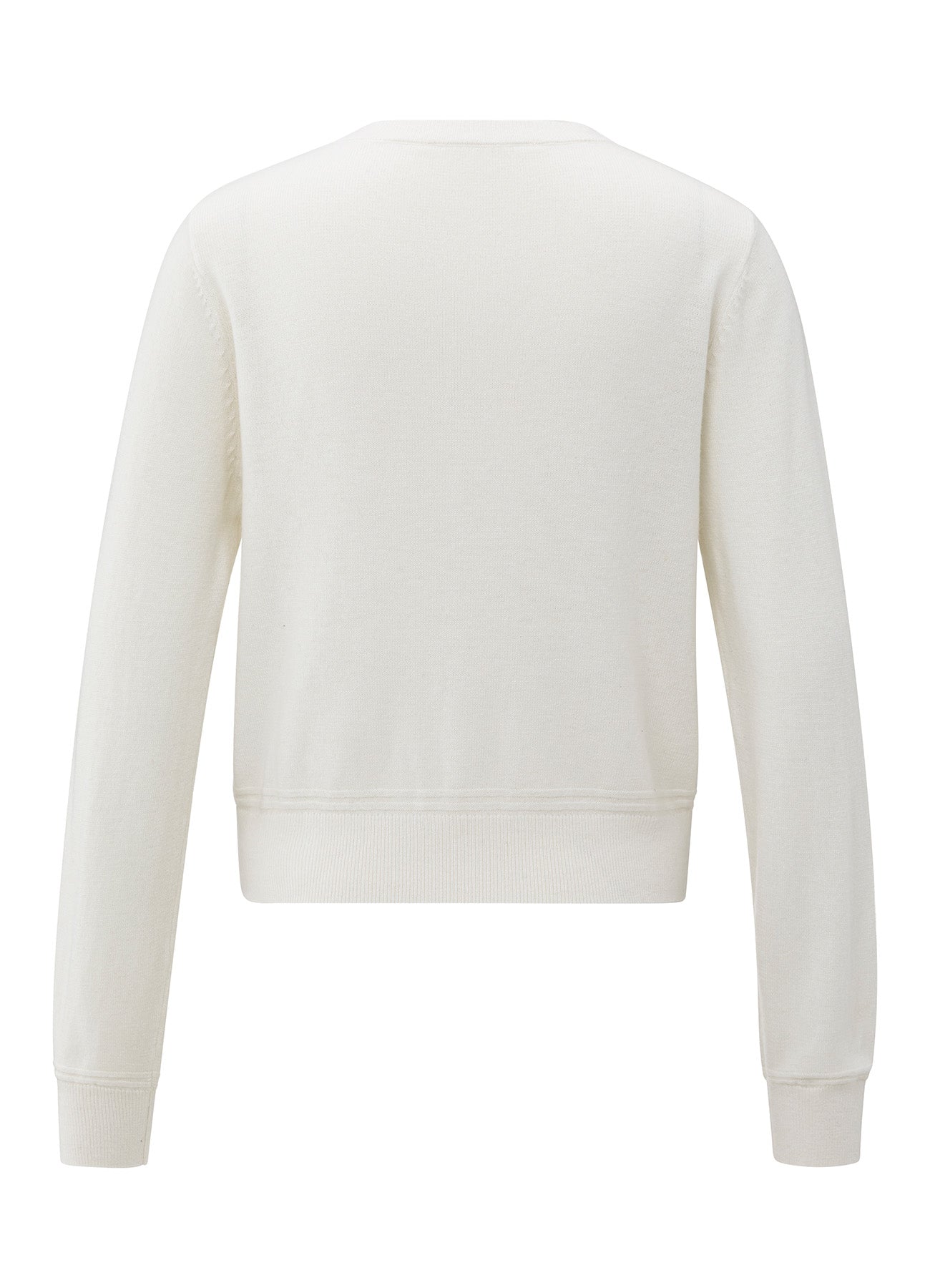 Cardigan With Long Sleeves : Early Frost White 990332
