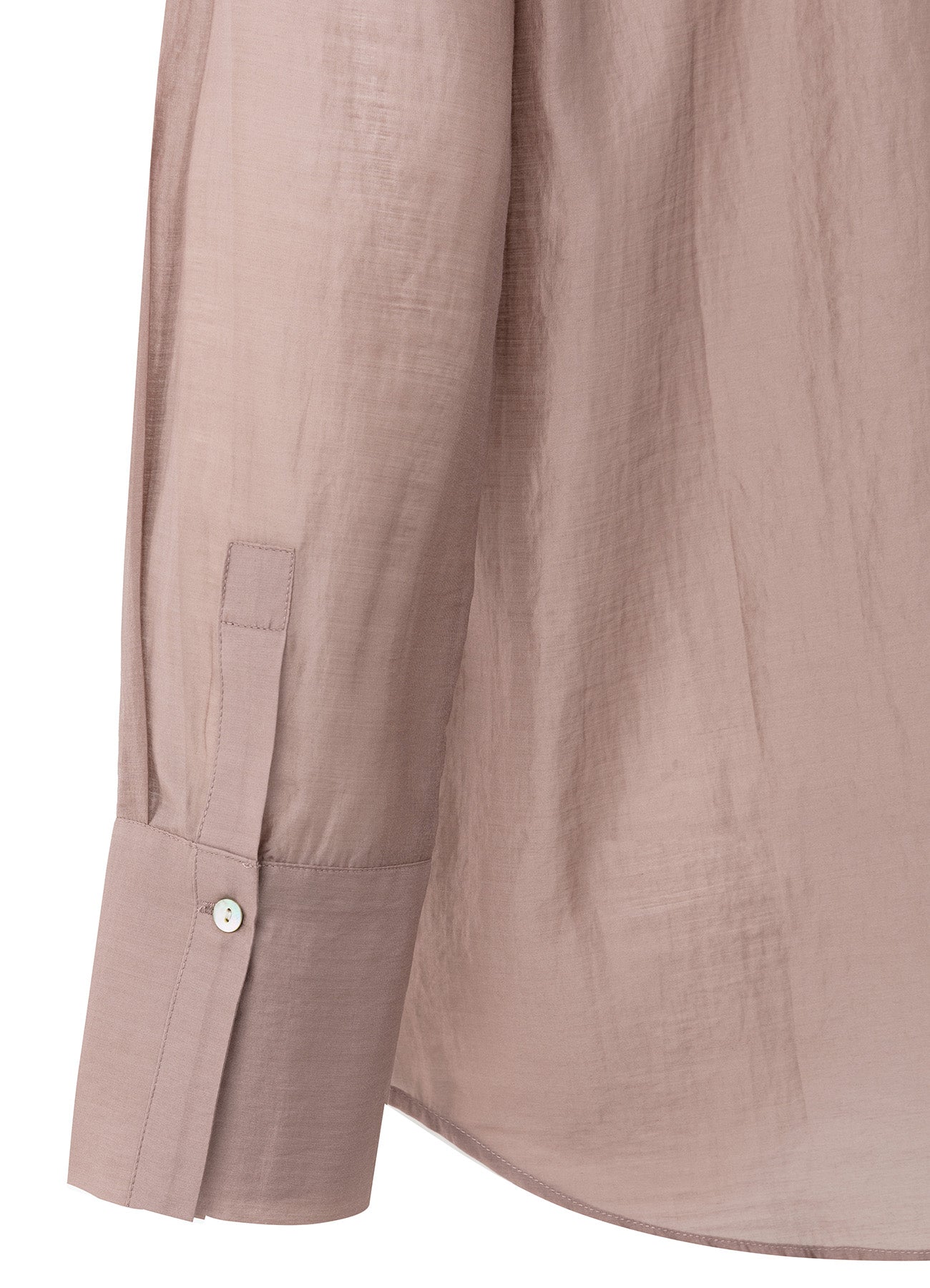 Sheer Blouse With Back Slit : Blush Pink 99016