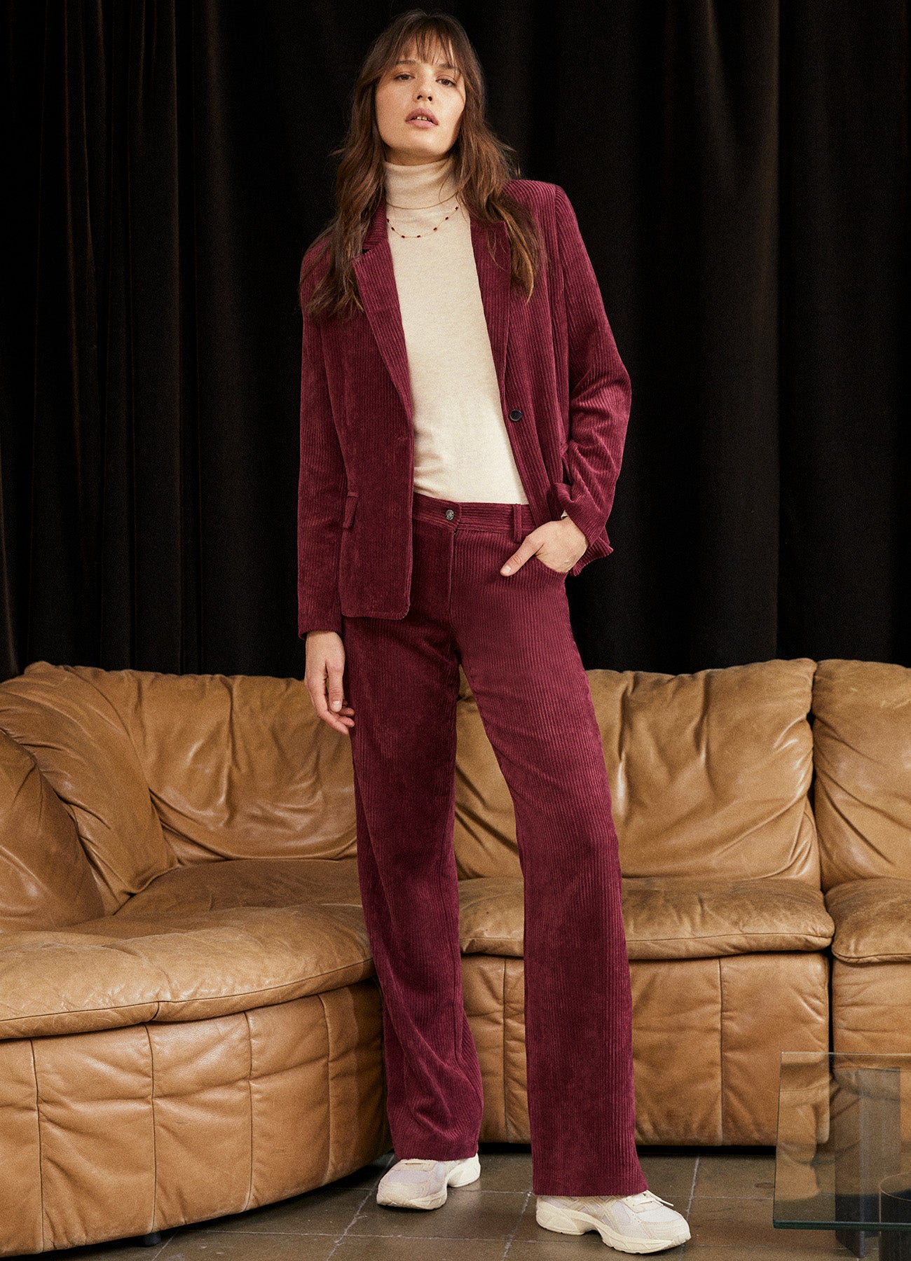 Pants : Bordeaux-68