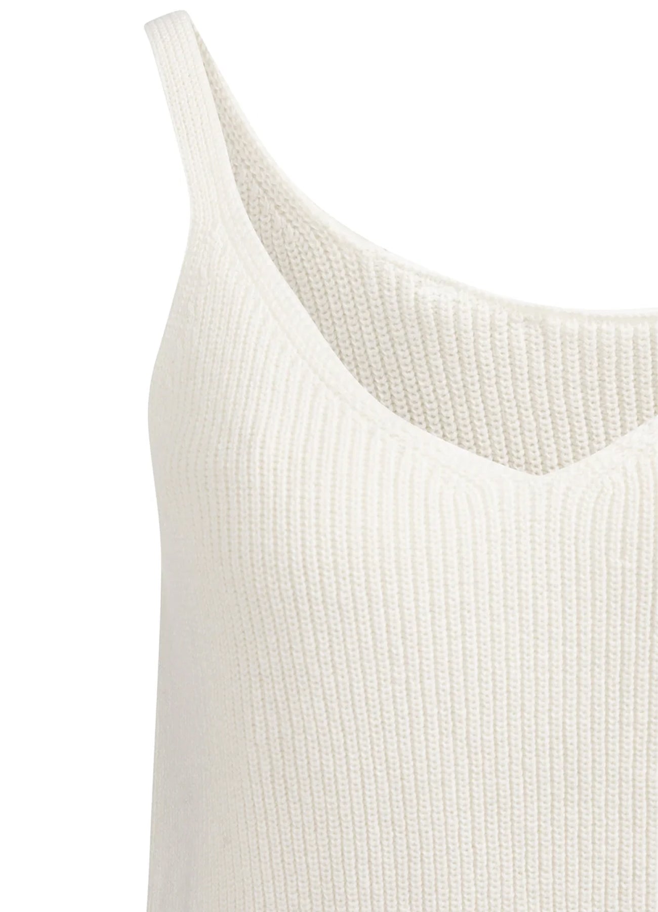 Knitted Tanktop : Ecru 99053