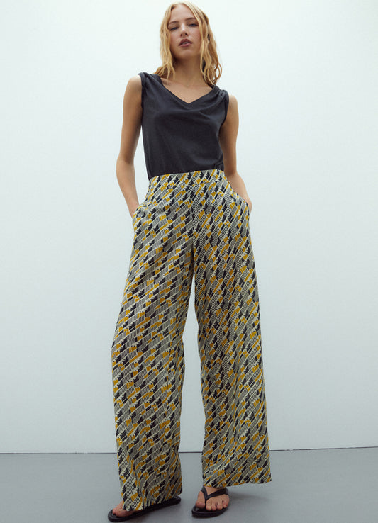 Trouser : Mustard-34