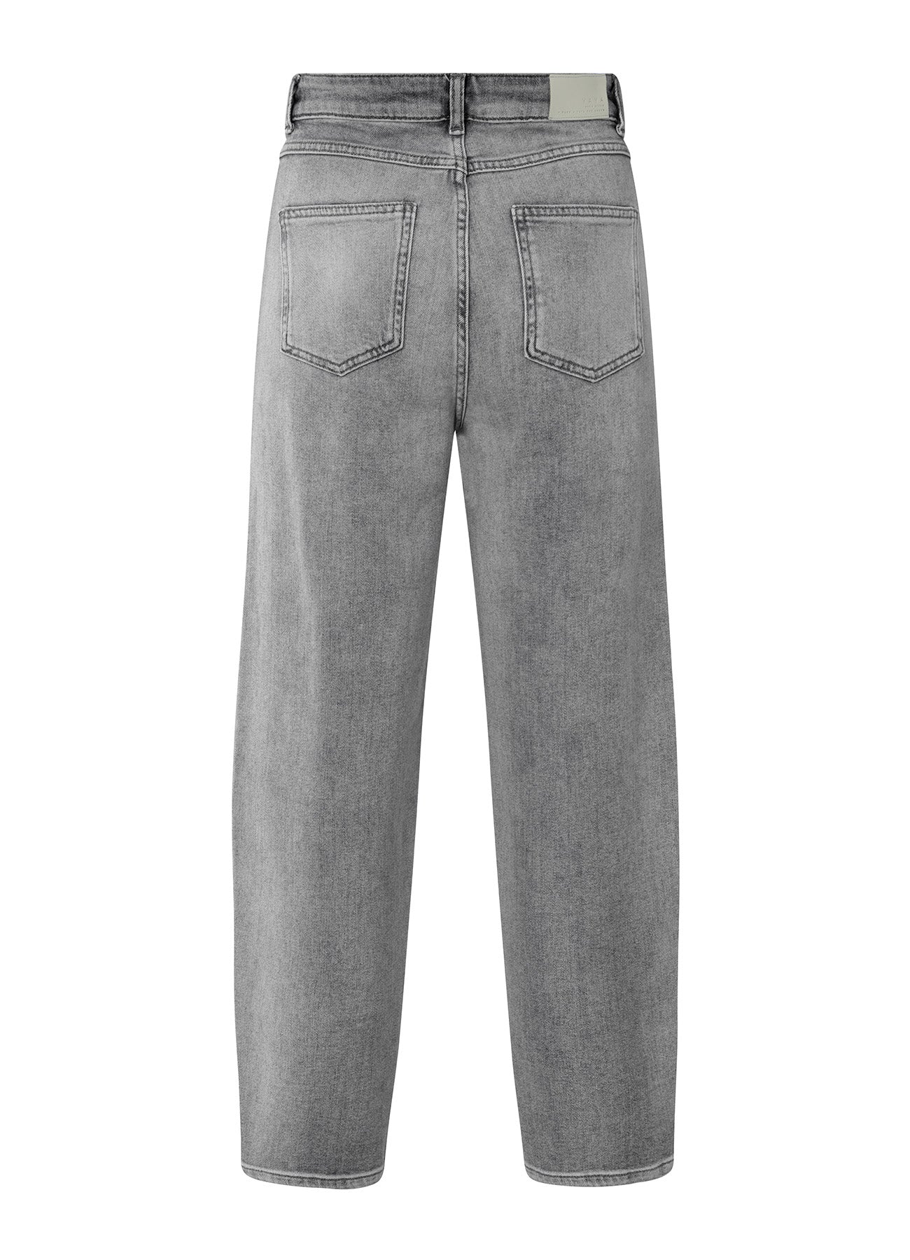 Loose Fit Hw Denim : Light Grey Denim 916191