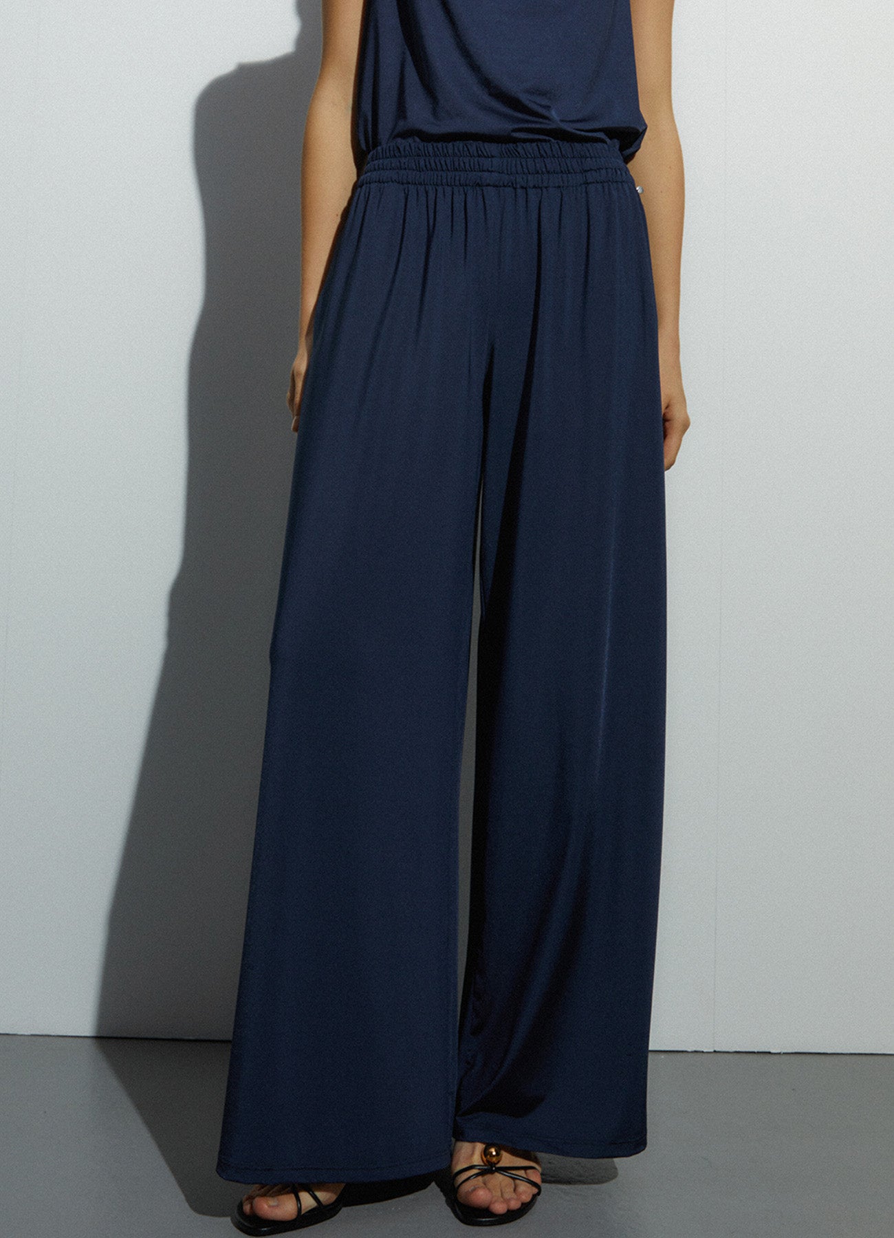 Trouser : Navy Blue-42