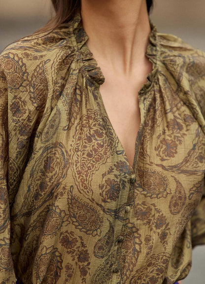 Blouse : 17-Cachemire