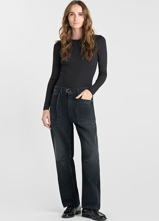 Denim Jeans : Blue/Black