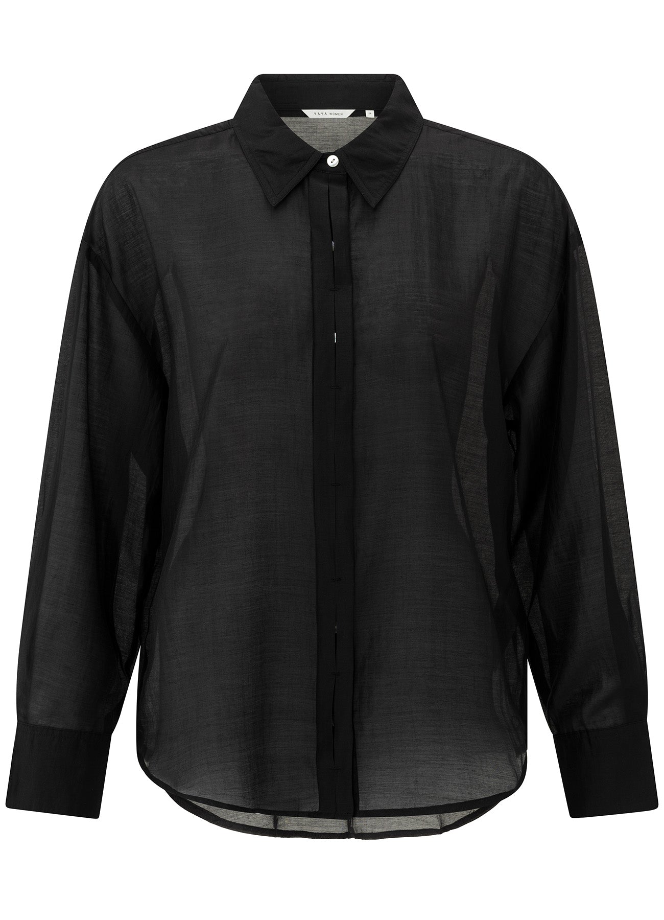 Blouse With Placket Detail : Phantom 94205