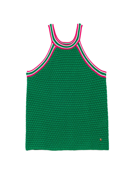 Knitted Tank Top : 30-Vert