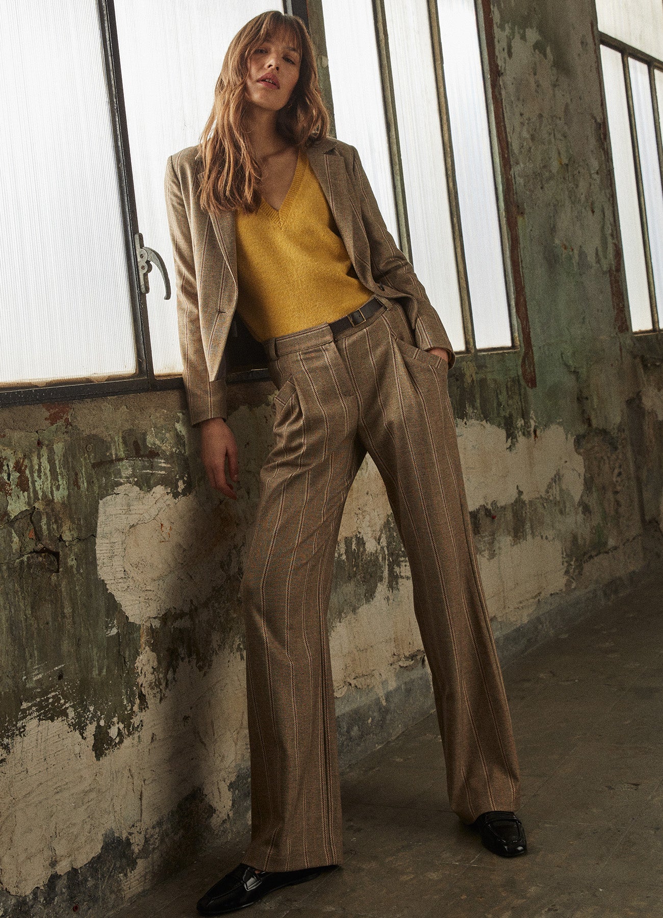 Pants : Brown-63