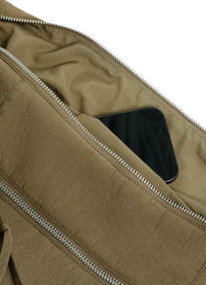 Cross Body Bag Julia Solid : Capers Brownish Green 80820