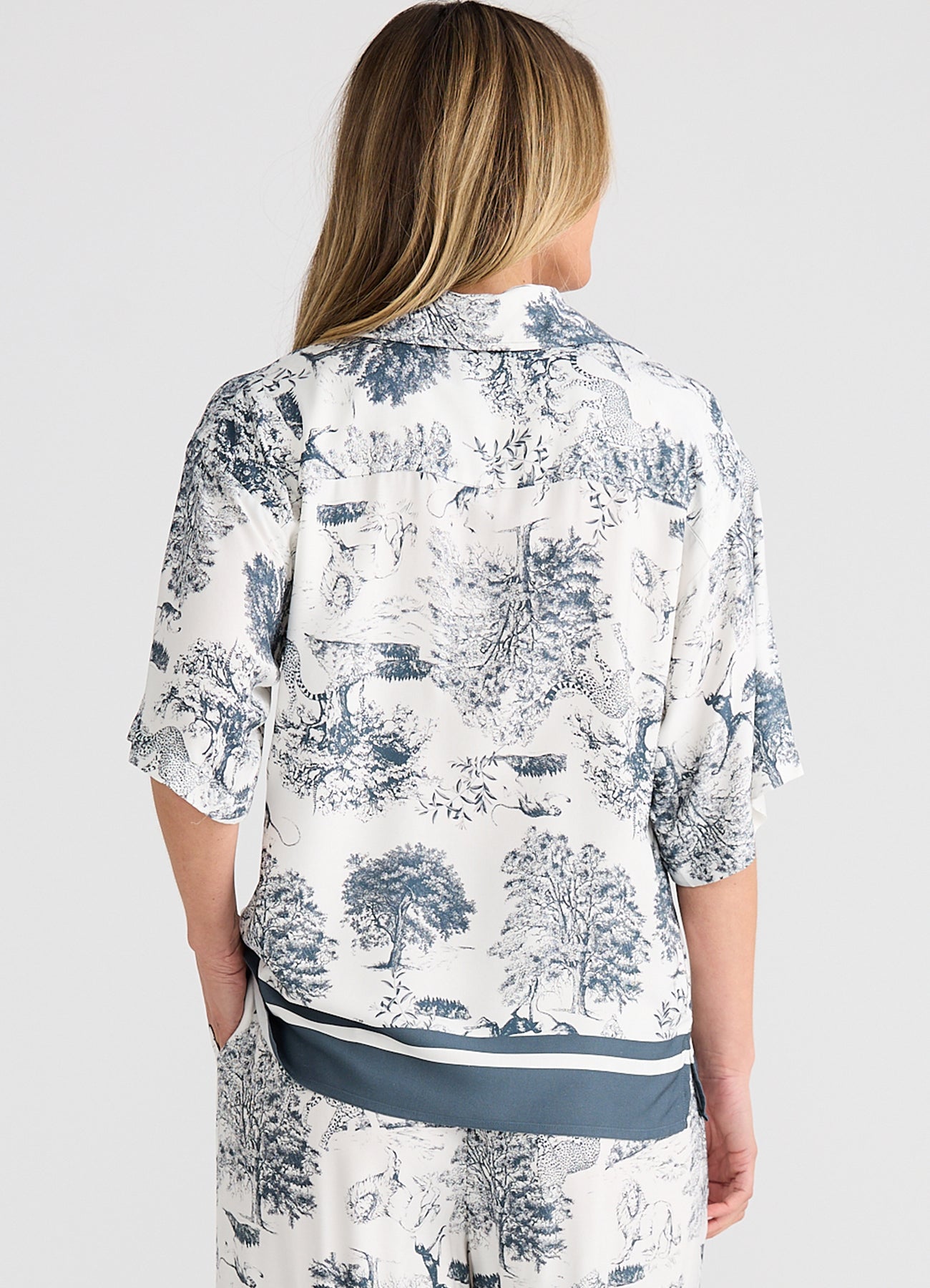 Keera Shirt : Slate Toile