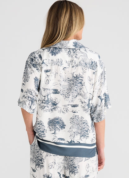 Keera Shirt : Slate Toile