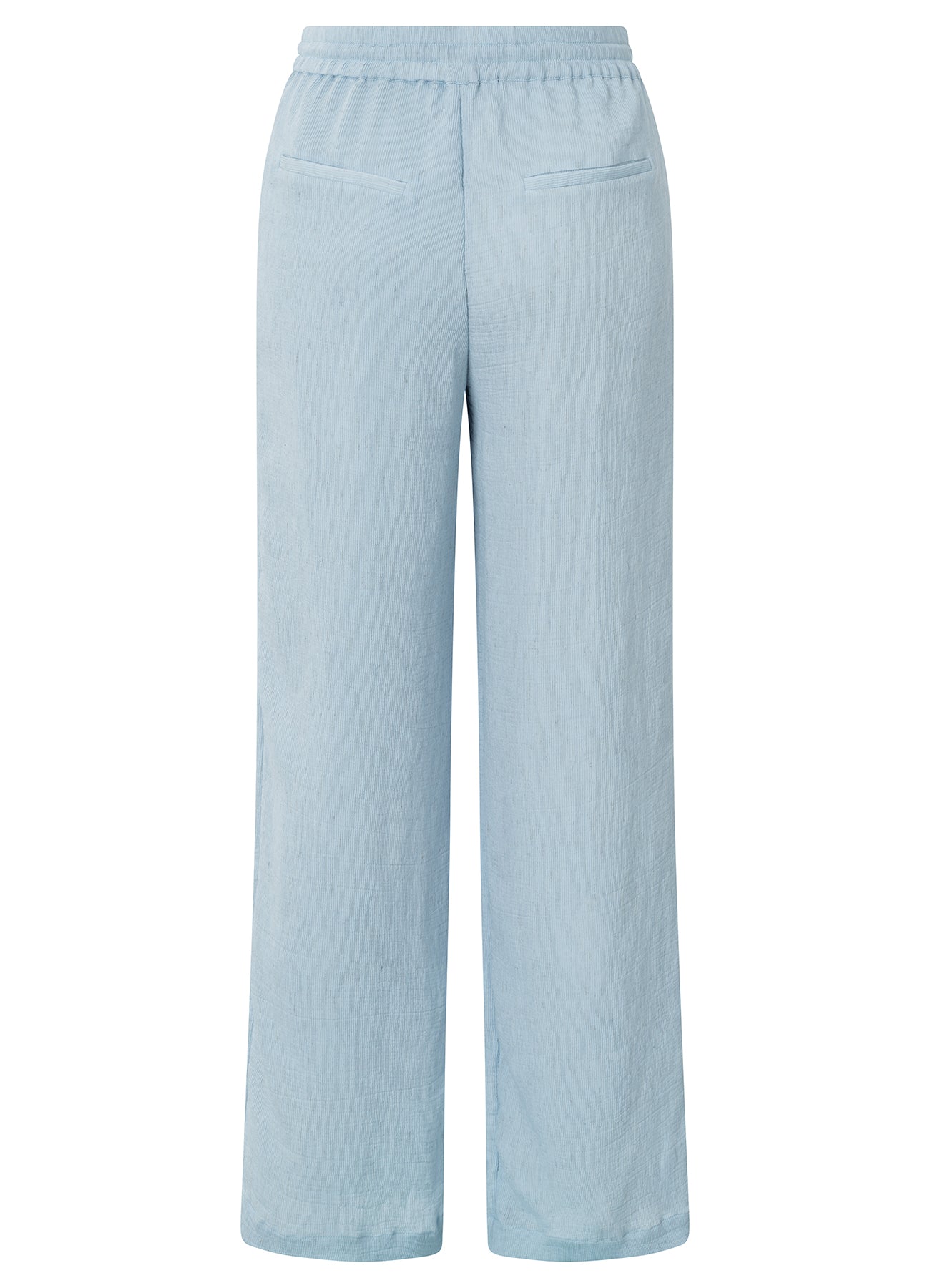 Woven Structured Wide Leg : Baby Blue 99992