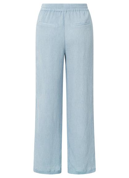 Woven Structured Wide Leg : Baby Blue 99992