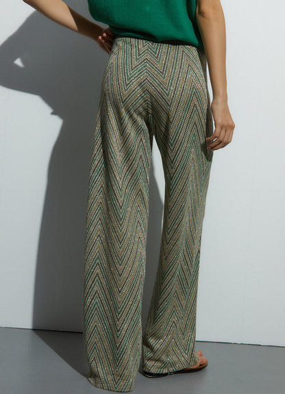 Trouser : Green-70