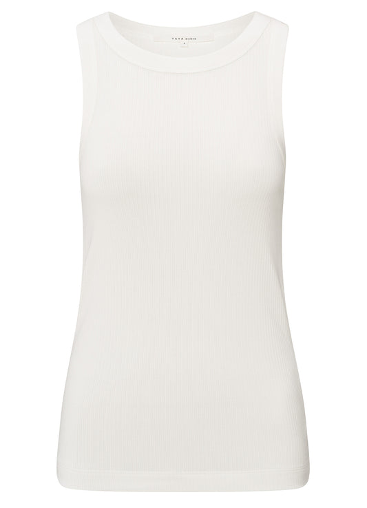 Singlet With Rib Edge : Off White 99983