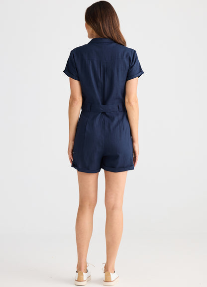 Sadler Jumpsuit : Navy